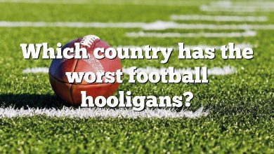 Which country has the worst football hooligans?