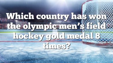 Which country has won the olympic men’s field hockey gold medal 8 times?