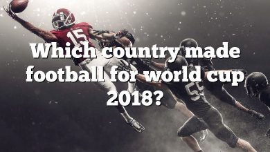 Which country made football for world cup 2018?