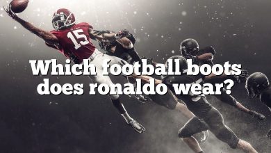 Which football boots does ronaldo wear?