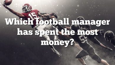 Which football manager has spent the most money?