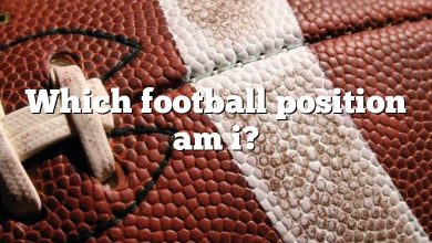 Which football position am i?