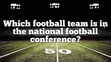 Which football team is in the national football conference?