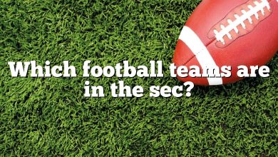 Which football teams are in the sec?