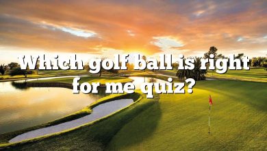 Which golf ball is right for me quiz?