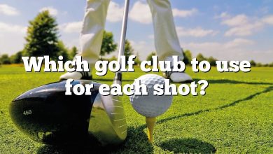 Which golf club to use for each shot?