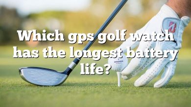 Which gps golf watch has the longest battery life?