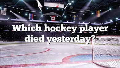 Which hockey player died yesterday?