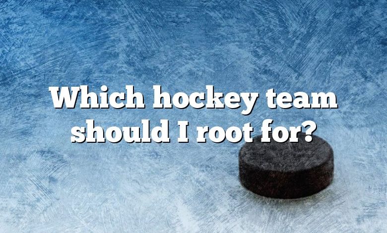 Which hockey team should I root for?