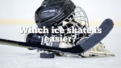 Which ice skate is easier?