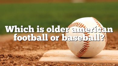 Which is older american football or baseball?