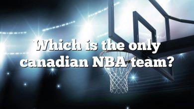 Which is the only canadian NBA team?