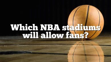 Which NBA stadiums will allow fans?