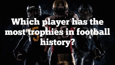 Which player has the most trophies in football history?