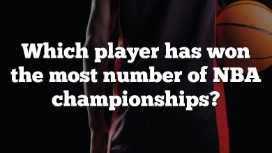 Which player has won the most number of NBA championships?