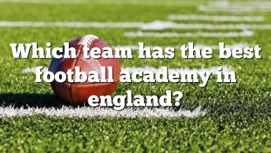 Which team has the best football academy in england?