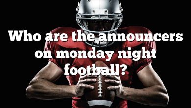 Who are the announcers on monday night football?