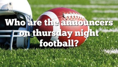 Who are the announcers on thursday night football?