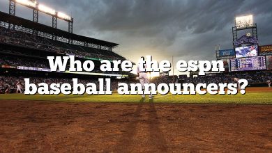 Who are the espn baseball announcers?