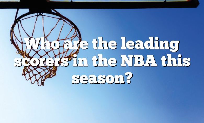 Who are the leading scorers in the NBA this season?