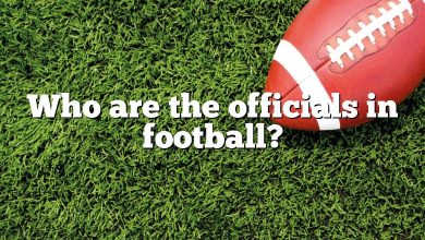 Who are the officials in football?