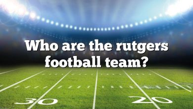 Who are the rutgers football team?