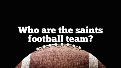 Who are the saints football team?