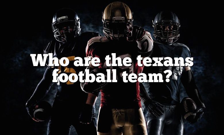 Who are the texans football team?