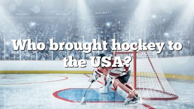 Who brought hockey to the USA?