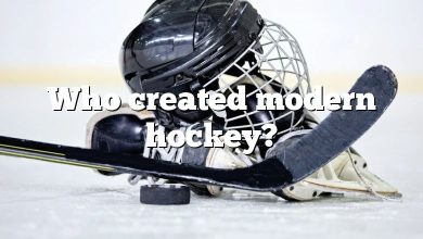 Who created modern hockey?