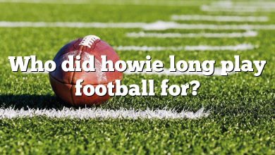 Who did howie long play football for?