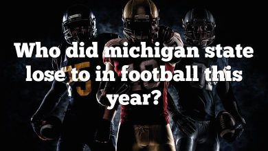 Who did michigan state lose to in football this year?