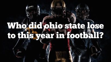 Who did ohio state lose to this year in football?