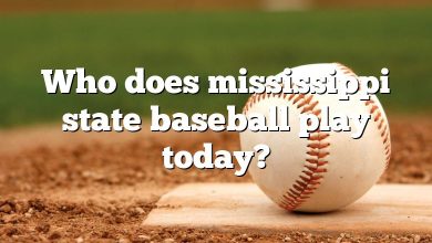 Who does mississippi state baseball play today?