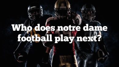 Who does notre dame football play next?