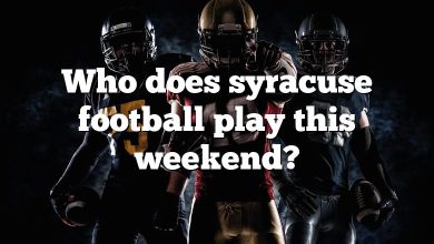 Who does syracuse football play this weekend?
