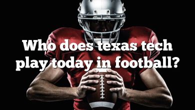 Who does texas tech play today in football?