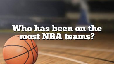 Who has been on the most NBA teams?