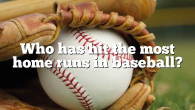 Who has hit the most home runs in baseball?