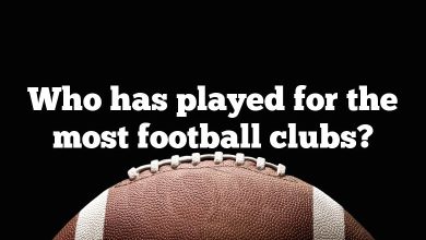 Who has played for the most football clubs?