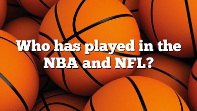 Who has played in the NBA and NFL?