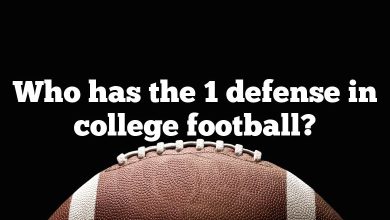 Who has the 1 defense in college football?