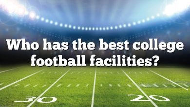 Who has the best college football facilities?