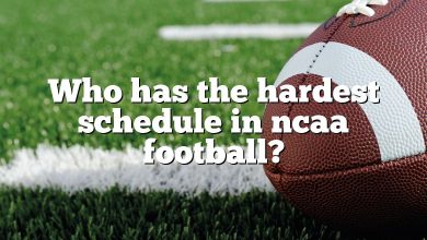 Who has the hardest schedule in ncaa football?