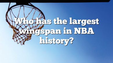 Who has the largest wingspan in NBA history?