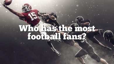 Who has the most football fans?
