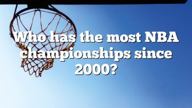 Who has the most NBA championships since 2000?