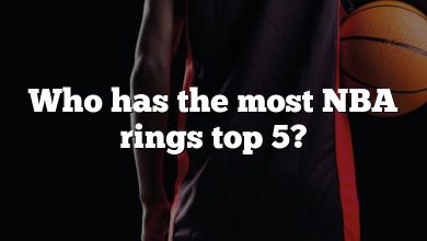 Who has the most NBA rings top 5?