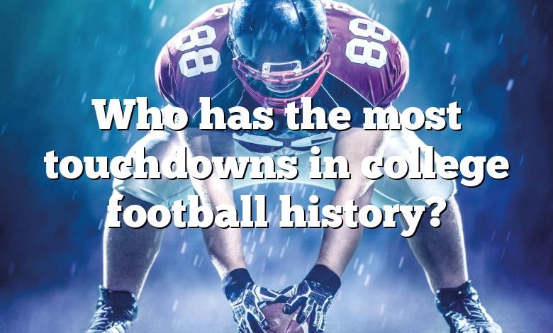 Who has the most touchdowns in college football history?