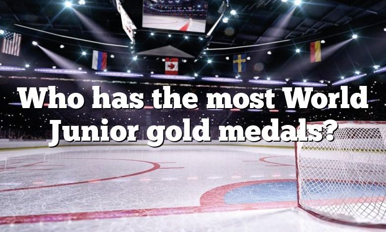 Who has the most World Junior gold medals?